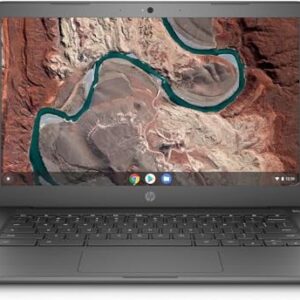 HP Chromebook 14-inch HD Laptop, AMD A4-9120C, 4GB DDR4 RAM, 32GB eMMC Computer Storage, AMD Radeon R4 Graphics, ChromeOS, Micro SD Card Reader, USB Type C, Wi-Fi, Bluetooth, Chalkboard Gray (Renewed)