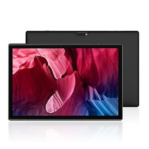 Tablet 10 inch Android Tablet PC, 10.1" Touch Screen Quad-Core Processor 4GB RAM 32GB ROM 2MP+8MP Dual Camera,WiFi Bluetooth 1TB Expand IPS Full HD Display, 6000mAh Battery Powerful Performance Tablet
